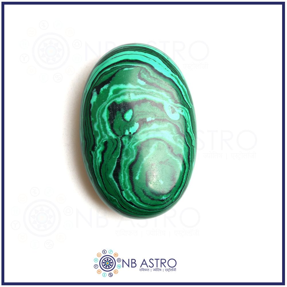 Malachite Stone/Daba Firang- 3.25 Ratti - (VS Grade) 100% Natural, Certified and Mantra Treated
