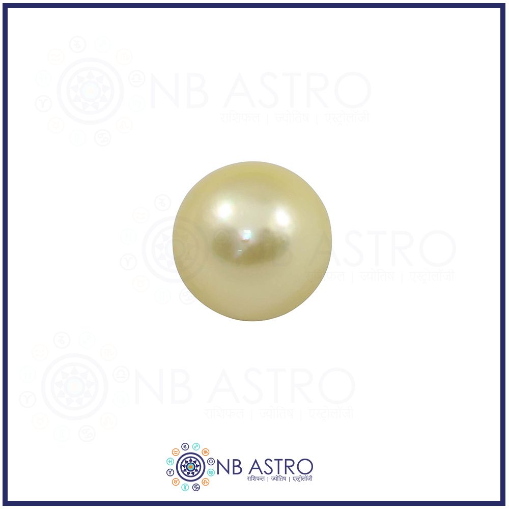 South Sea Pearl Stone/South Sea Moti- 3.25 Ratti - (FL Grade) 100% Natural, Certified and Mantra Treated